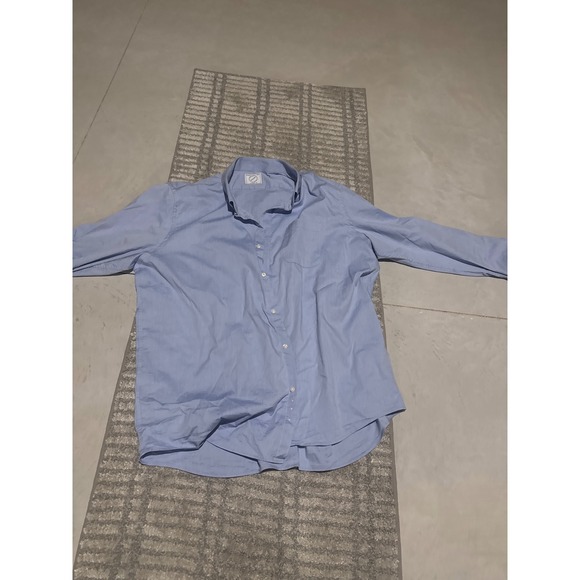 New York Bespoke Other - New York Bespoke Mens XXL 18-18.5 36/37 Light Blue Classic Fit Button Down Shirt